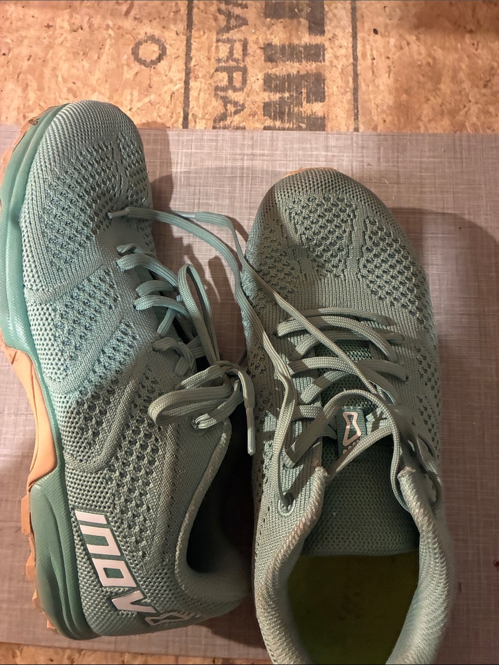 Inov-8 Women’s Sage Green Knit Athletic Shoes